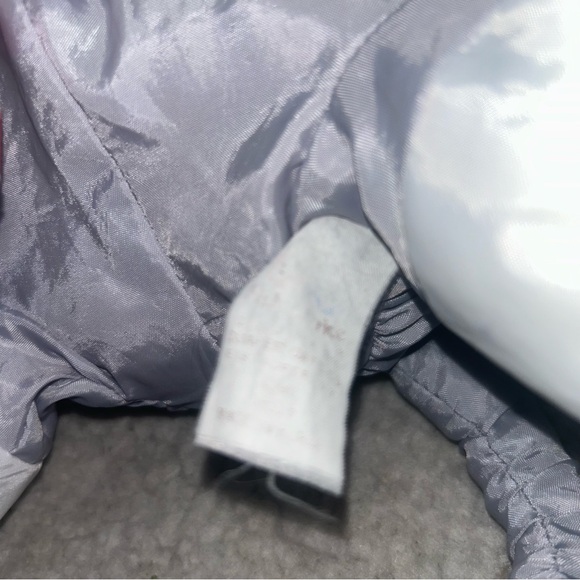 Fisher-Price Christmas mouse plush 12" grey nylon parachute puffalump - Picture 6 of 10